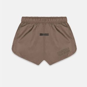 Essentials Fear of God Running Shorts - Color Wood - Size Large